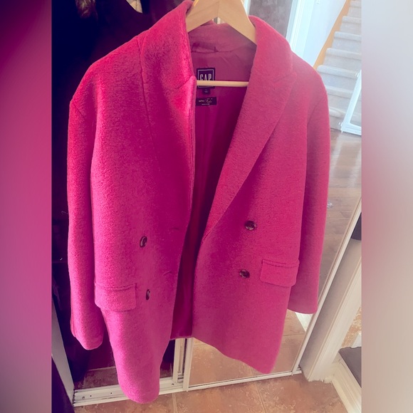 Bubblegum pink gap fall winter jacket - Picture 1 of 4